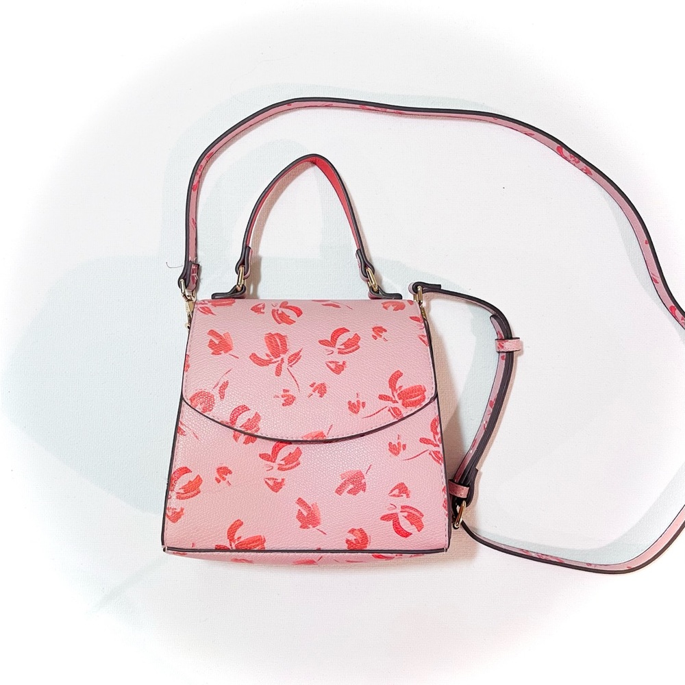 A New Day crossbody floral hand bag pink